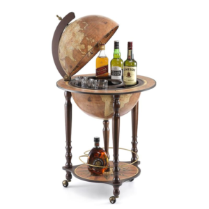 Mappamondo Bar Da Vinci Rust